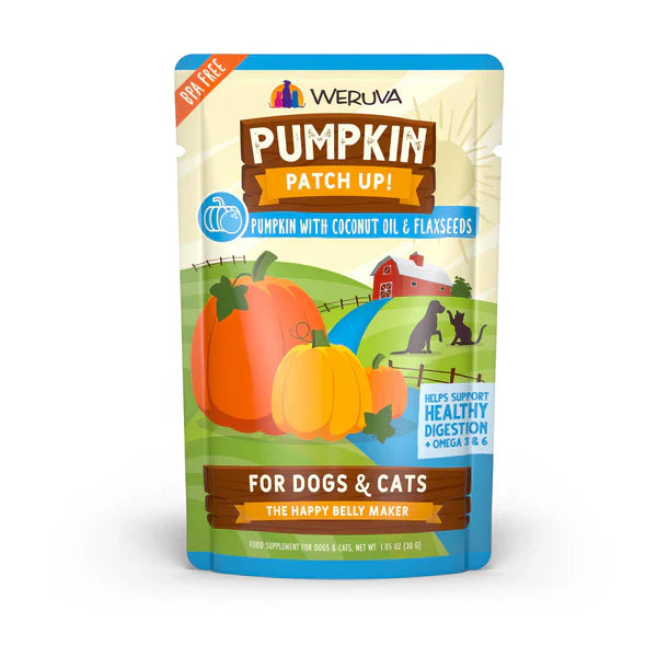 Pumpkin Digestive Supplement for Dogs & Cats with Coconut Oil & Flaxseed
