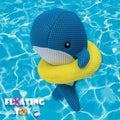 Floating Dog Toy with Mesh Fabric and Squeaker for Water Play