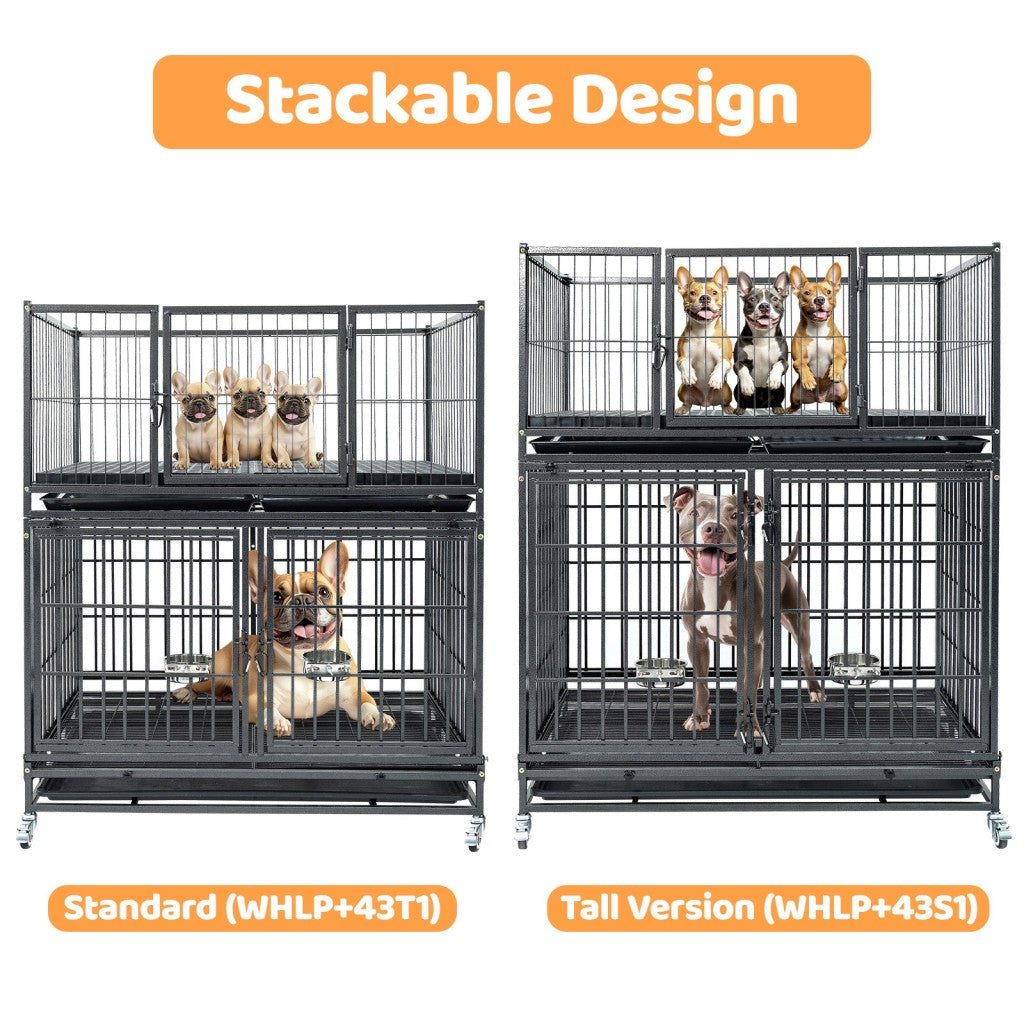 Whelping Pen with 360° Mesh Panels and Lockable Wheels