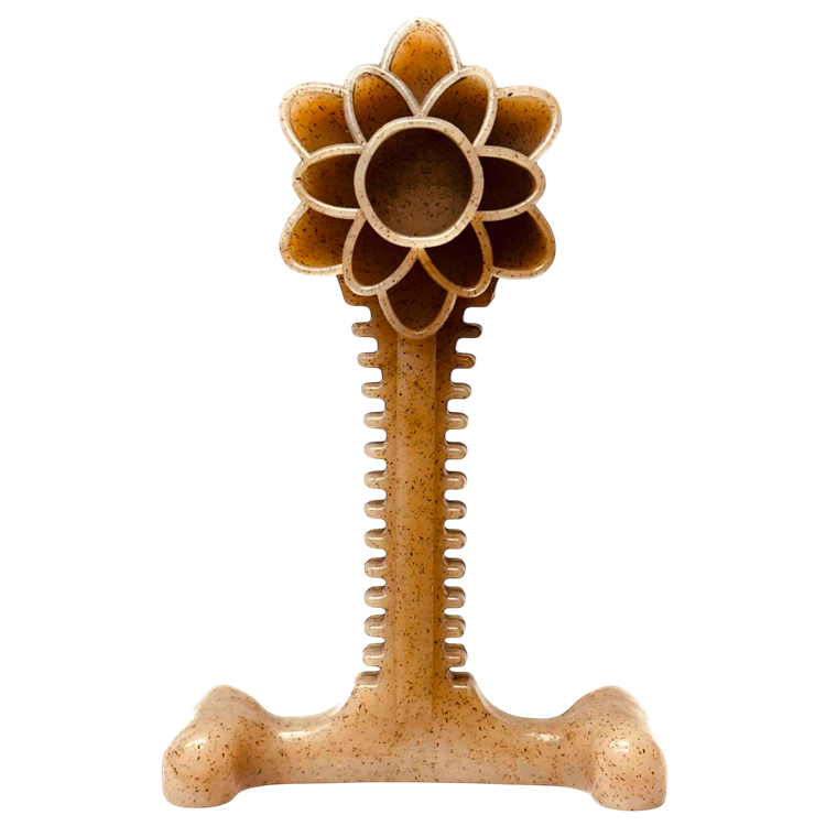 Honey Bone Dental Flower Tower Chew Toy for Medium & Large Dogs