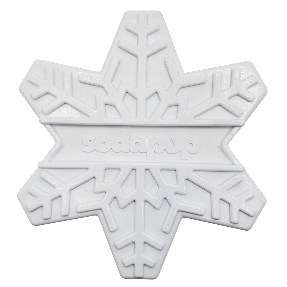 Snowflake Ultra Durable Nylon Dog Chew Toy with Treat Pockets