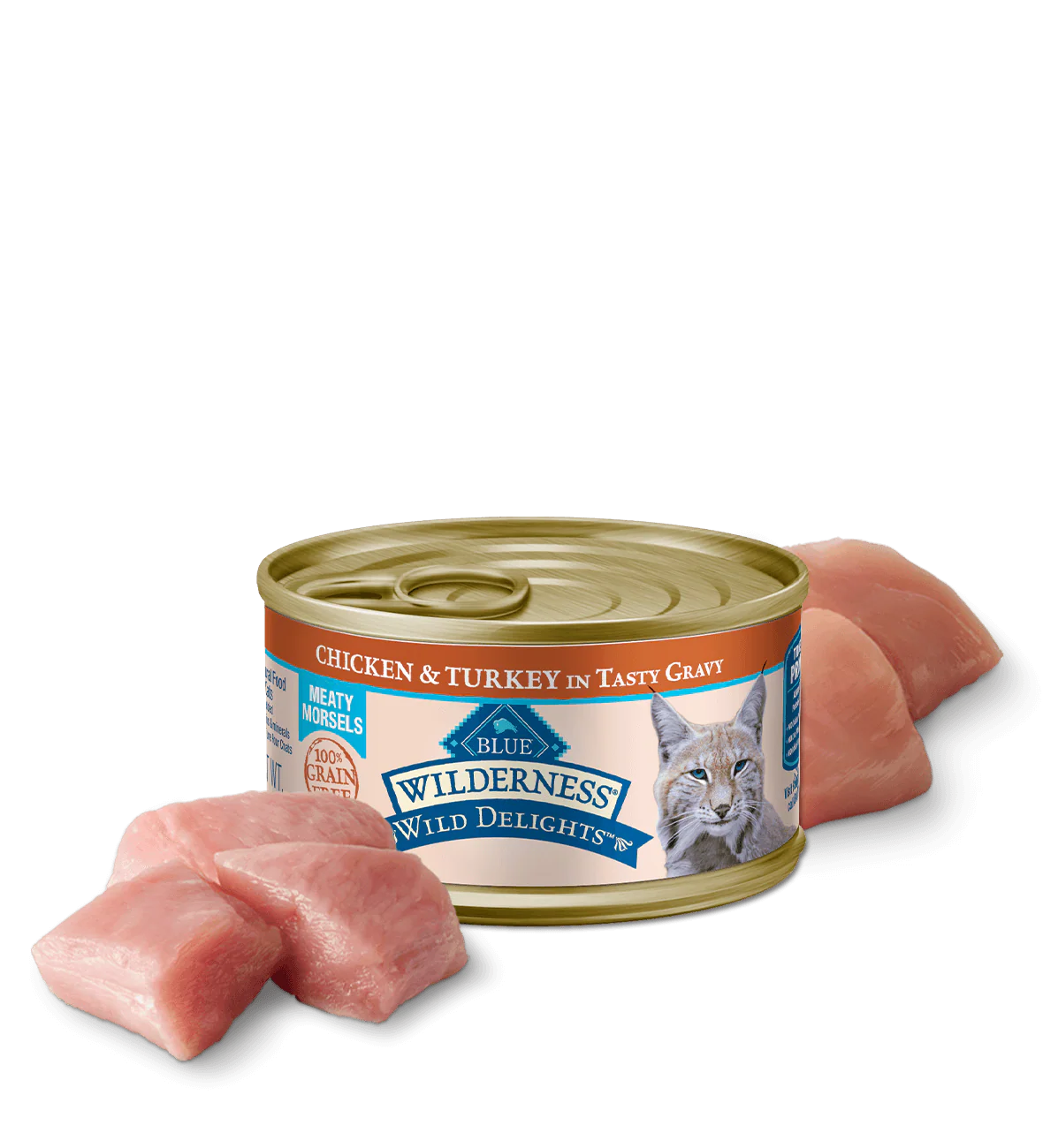 Chicken & Turkey Wet Cat Food in Gravy, Grain-Free