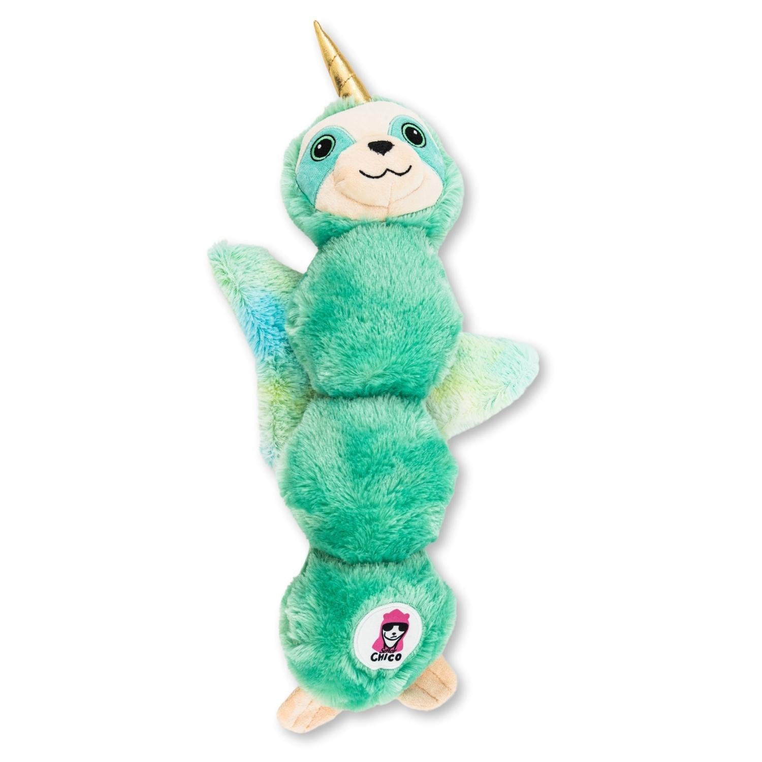 Winged Sloth Plush Dog Toy for Medium & Large Dogs, 19.5"