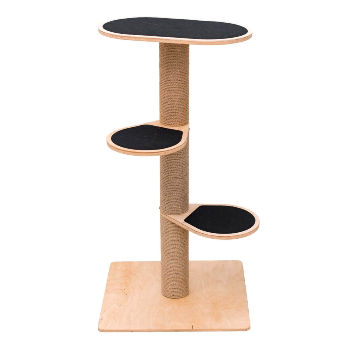 Cat Tower for Small Spaces – Eco-Friendly Plywood, Compact Design