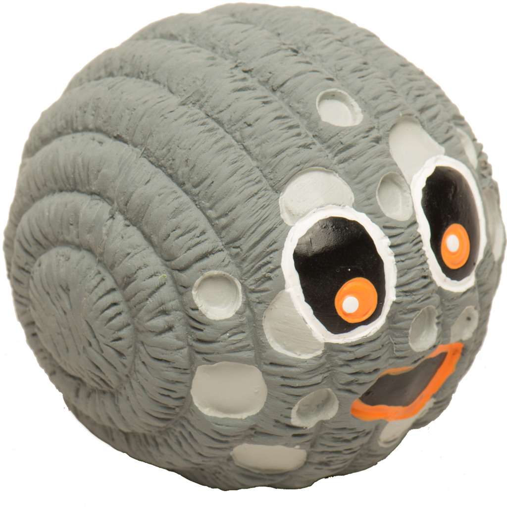 Luna Ruff-Tex Ball for Medium to Large Dogs, 4.5" Crater Texture