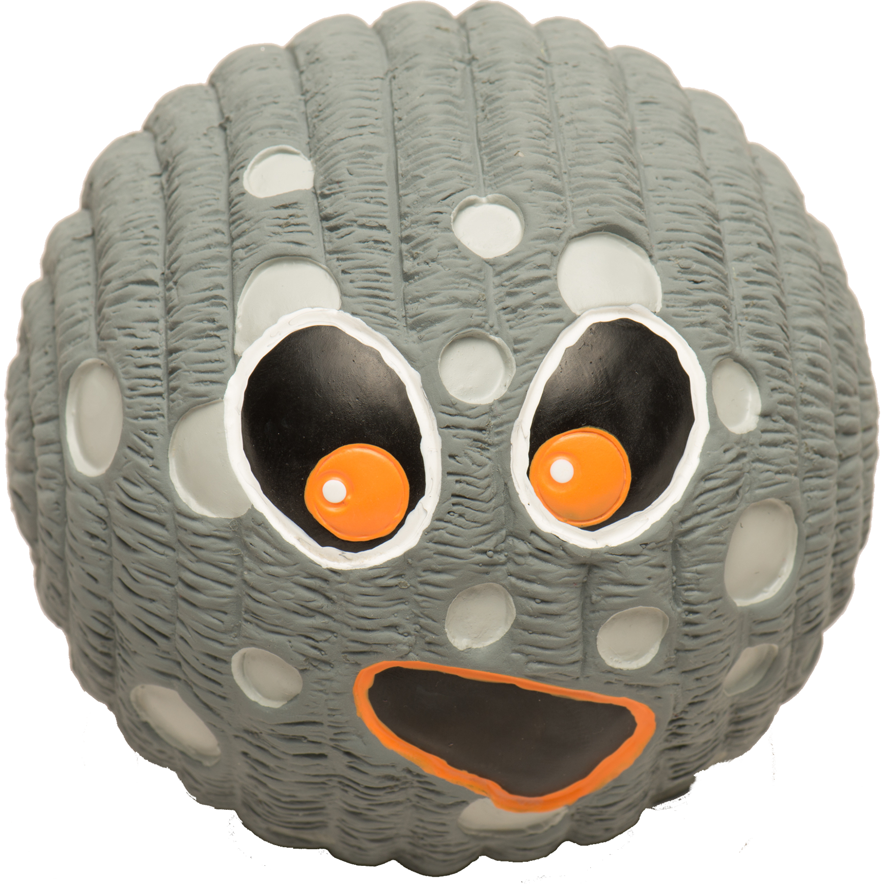 Luna Ruff-Tex Ball for Medium to Large Dogs, 4.5" Crater Texture