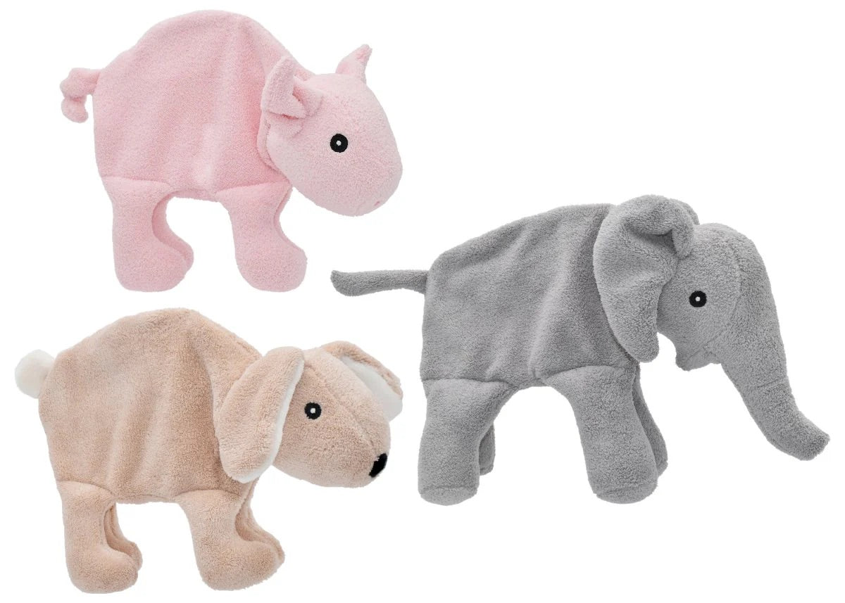 Plush Crinkle Squeaker Toy for Puppies and Gentle Chewers